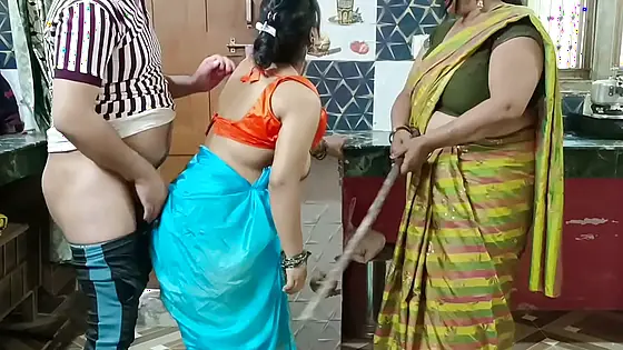 Kiran bhabhi Fucked By Her Owner For Rent In Front Of His Wife